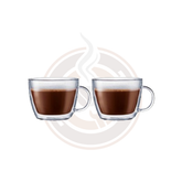BISTRO 2 pcs Café Latte Cup double wall, 0.45 l, 15 oz